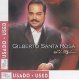 GILBERTO SANTA ROSA - Solo boleros (cd usado)*