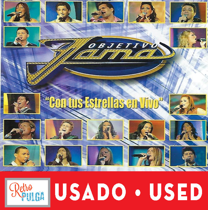 OBJETIVO FAMA 3 – 2006 - Con tus estrellas en vivo (cd usado) *