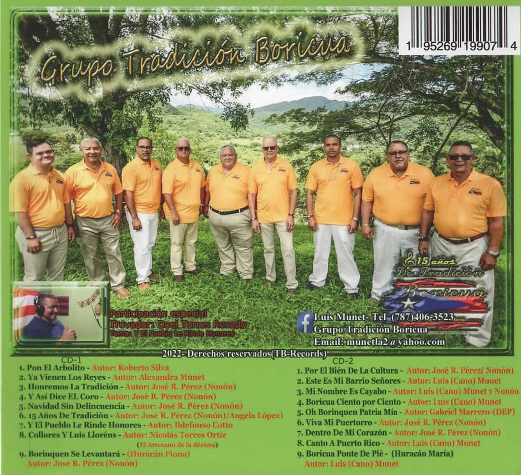GRUPO TRADICIÓN BORICUA - 15 Años De Tradición Boricua