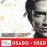 ALEJANDRO FERNANDEZ – A corazón abierto (cd usado)*