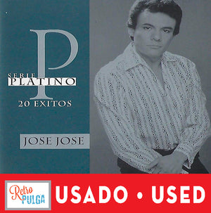 JOSÉ JOSÉ- 20 éxitos serie platino* (cd usado)