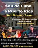 Boleto- Son de Cuba a Puerto Rico; son, bolero y trova