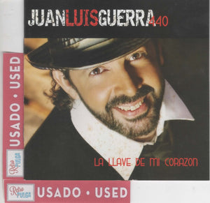 JUAN LUIS GUERRA &amp; 440 - La llave de mi corazón *(cd usado)