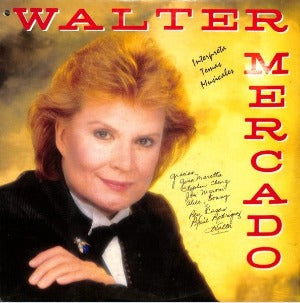 WALTER MERCADO - Interprerta temas musicales (vinilo sellado)