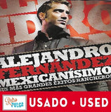 ALEJANDRO FERNANDEZ - Mexicanísimo / sus más grandes éxitos rancheros *(cd usado)