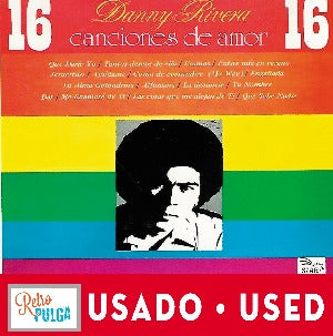 DANNY RIVERA - 16 canciones de amor *(cd usado)