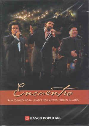 ENCUENTRO - ROBI DRACO ROSA, JUAN LUIS GUERRA Y RUBEN BLADES (dvd/2002)