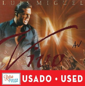 LUIS MIGUEL - Vivo (cd usado)*