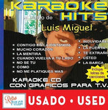 LUIS MIGUEL - Grandes Éxitos de Luis Miguel (Karaoke CD + G)* (cd usado)